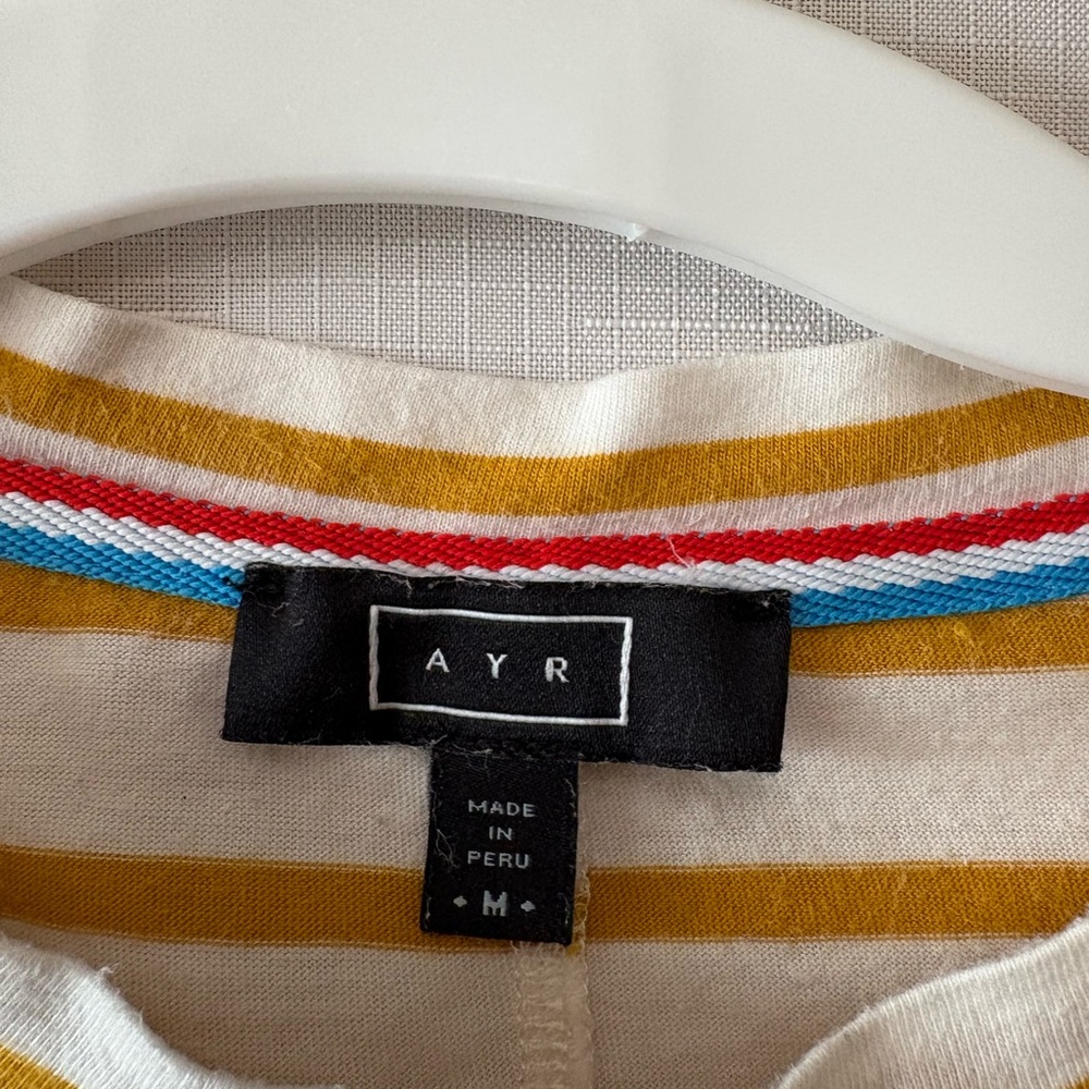 AYR The Sno Cone Tee,size M,100% pima cotton,made in Peru - Picture 2 of 6